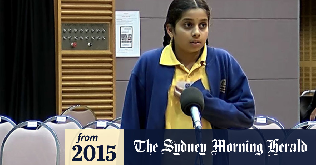 Video 'Clairvoyant' wins NSW Spelling Bee